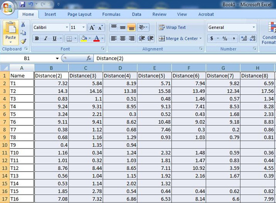 Export Measurements to Excel